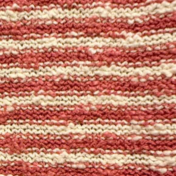 L.L.Bean Midweight 100% Cotton Slub Rollneck Pullover Stripe Sweater Sz M - Picture 4 of 5